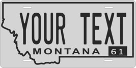 Montana 1961 Personalized Tag Vehicle Car Auto License Plate - £13.43 GBP