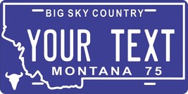 Montana 1975 Personalized Tag Vehicle Car Auto License Plate - $16.75