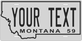 Montana 1959 Personalized Tag Vehicle Car Auto License Plate - £12.92 GBP