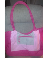 Generic beach bag... pink and light green trim    BB1 - $23.31 CAD