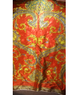 Red and gold Scarf.  Sc2 - $17.82 CAD