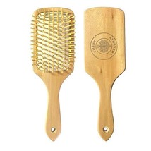 Bamboo Paddle Hair Brush For Detangling, Scalp Massage &amp; Hair Growth pack of 1 - £13.98 GBP