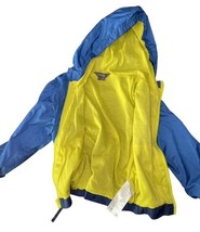 Eddie Bauer Kids Hooded Windbreaker Jacket Blue Yellow Size 2T image 5