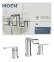 Moen 84763 Genta Widespread Bathroom Sink Faucet 8 - 16&quot; Chrome - £54.80 GBP