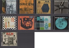 R.E.M. / LOT of 9 / Document / Green / Eponymous / Out of Time / And I Feel Fine - £34.74 GBP