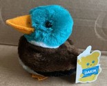 vtg Dakin plush stuffed animal mallard teal Duck toy 1977 NOS collectibl... - $25.69