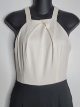 Trina Turk Womens Black White Jumpsuit Size 2 Sleeveless Halter Elegant - £35.91 GBP