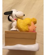 2015 McDonalds Snoopy and Lucy Rolling Toy Cake Topper 4&quot; The Peanuts Movie - £3.53 GBP