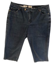 Talbots Classic Fit Women&#39;s Cropped Stretch Denim Jeans Size 16 - $18.99