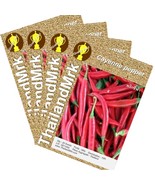 Thai Cayenne pepper Capsicum annuum Var acuminatum Fingerh 4 Bulk Thaila... - $8.26 CAD