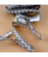 1/2&quot; TRI- COLOR Metallic Braid TRIMS OLIVE GREEN,TAUPE AND IVORY  3 YARD... - €15,03 EUR