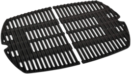 Cast Iron Cooking Grid Grates 2-Pack 15.3&quot; for Weber Q200 Q220 Q2000 Q2200 Q2400 - £51.18 GBP