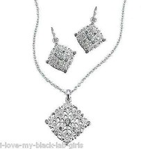 Necklace Earring Marie Sophie Gift Set ~ Silvertone ~ NEW Boxed - $19.75