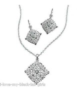 Necklace Earring Marie Sophie Gift Set ~ Silvertone ~ NEW Boxed - £15.53 GBP