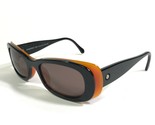 FACE A Sonnenbrille DIVAS 2 COL.649 Schwarz Orange Rechteckig W / Lila G... - $139.88
