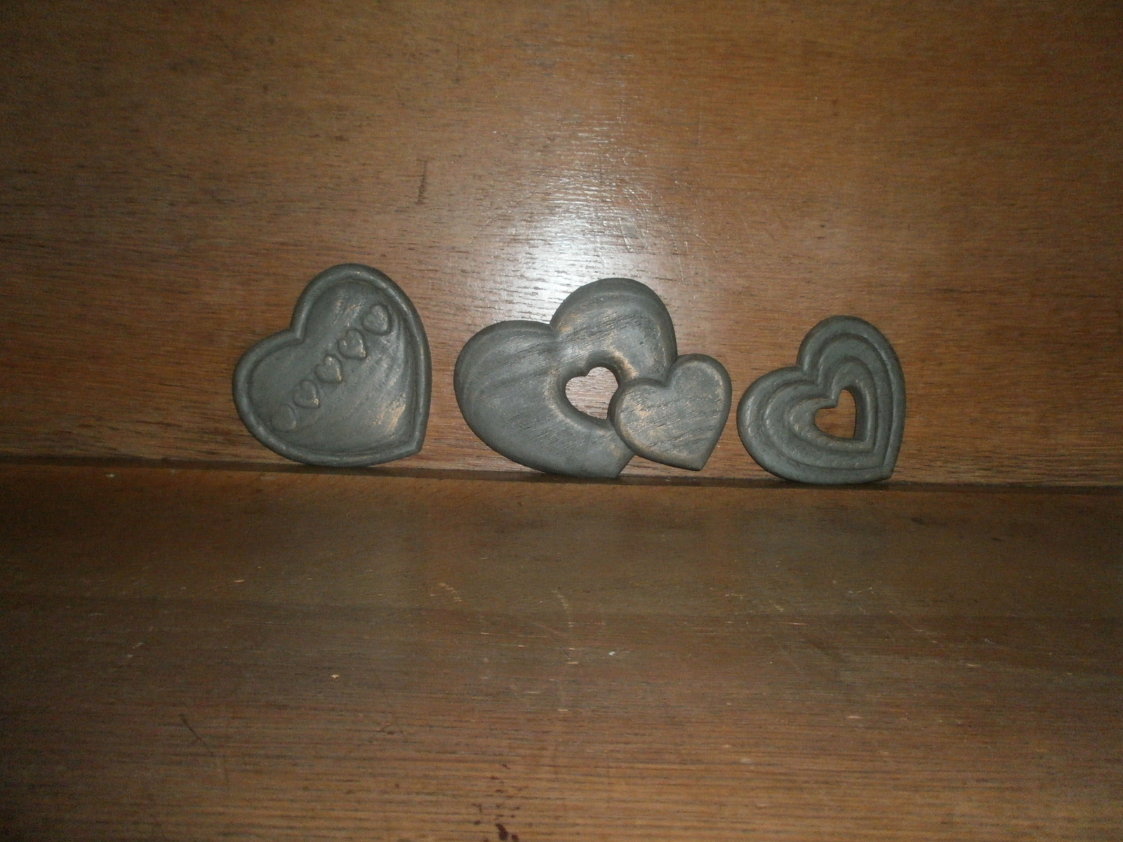 Set of 3 , Blue Heart Wall Art - $3.00