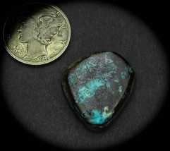 18.0 cwt. Rare Vintage Bisbee Ribbon Turquoise Cabochon - £130.11 GBP