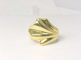 Italian GOLD VERMEIL on STERLING Silver Vintage RING by MILOR - Size 9 -... - $70.00