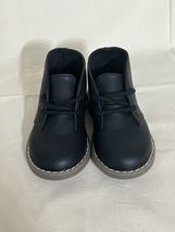 NEW The Children&#39;s Place Boy&#39;s Black Lace Up Shoe Boots Size 8 Youth - £12.46 GBP