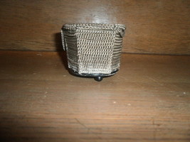 Silver Color Chain Wrapped Candle Holder - $57.10 MXN