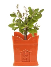 Indoor &amp; Outdoor Tulsi Plant Pot plastic - 6 Inch - £59.96 GBP