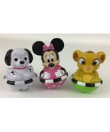 Disney Sassy Teeter Toddlers Roly Poly Lot Minnie Mouse 101 Dalmatians L... - £19.34 GBP