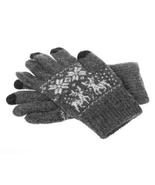 Winter Touch Gloves for Capacitive Touchscreen Devices - Light Grey, Red... - £6.29 GBP
