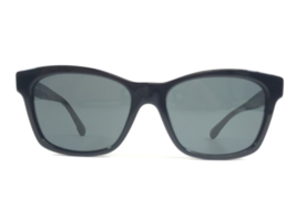 Chanel Sunglasses 5484-A c.622/S4 Shiny Black Asian Fit Frames Dark Gray Lenses - $296.99