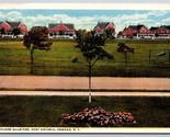 Officers Quarters Fort Ontario Oswego New York 1925 WB Postcard H15 - $2.92