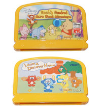2 Vtech V.Smile Baby - Pooh Hundred Acre Wood + Learn Discover Home Cartridges - £7.06 GBP