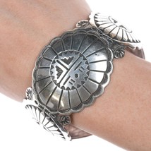 7.5&quot; Ken and Mary Bill Navajo Stamped sterling bracelet - £267.96 GBP