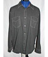 Kuhl Brown Button Down Long Sleeve Shirt 100% Organic Cotton Men&#39;s Size M - $602.97 MXN