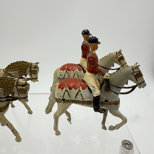 Britains LTD QUEEN ELIZABETH CORONATION 1953 England Metal Horses Set of 8 Item image 5