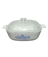 VTG Corning Ware Blue Cornflower 1 Quart Casserole Dish w Lid Pan Bowl P... - $22.07 CAD