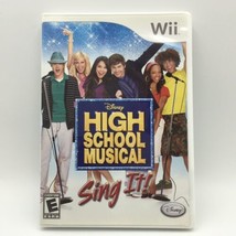 High School Musical: Sing It (Nintendo Wii) Complete w/ Manuals, Poster - Tested - £3.86 GBP