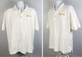 Kodak Photography Golf Polo Shirt Mens XL Embroidered Logo White cotton - £22.53 GBP