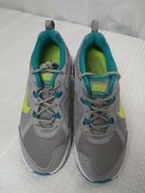 Nike Women&#39;s Wild Trail Running Shoes Gray/Teal 104740239 Low Top Size 7.5 - £14.79 GBP
