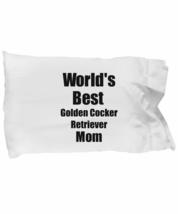 Golden Cocker Retriever Mom Pillowcase Worlds Best Dog Lover Funny Gift for Pet  - £17.10 GBP