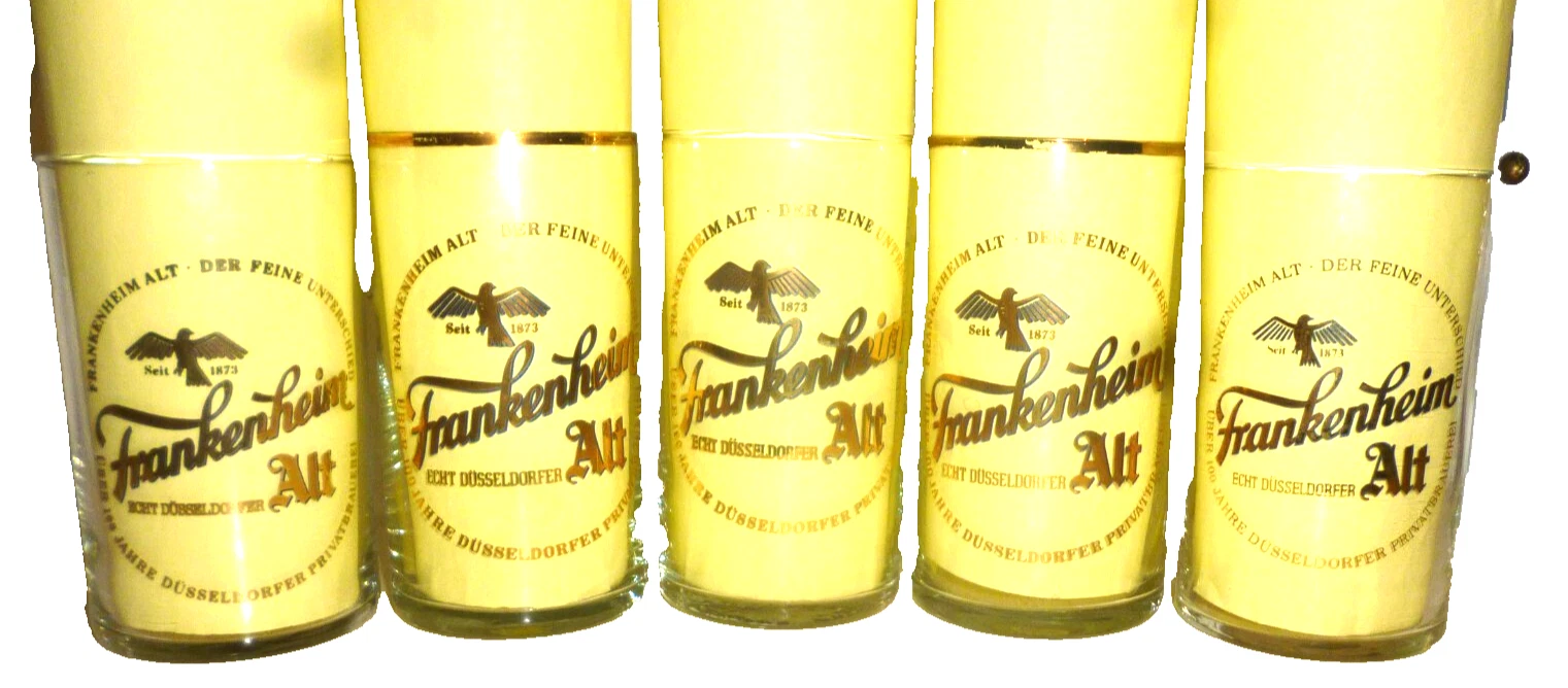 5 Frankenheim Alt Dusseldorf Altbier German Beer Glasses - $34.11 CAD