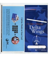 Delta Airlines Olympic Dreams Delta Wings Ticket Jacket Atlanta 1996  - £14.01 GBP