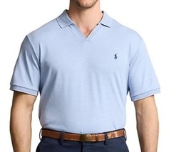 3XB Big &amp; Tall Polo Ralph Lauren Isle Heather Blue Classic Fit Polo Shir... - £55.48 GBP