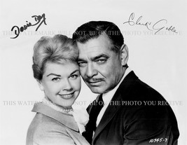 Doris Day And Clark Gable Signed Autograph 8X10 Rp Photo Teachers Pet Cast - £15.72 GBP