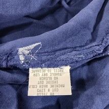 Vintage David Dart Sport N6B609 Women's Medium Blue Front Button Jacket Blouse image 5