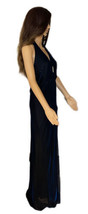 Betsy &amp; Adam Women&#39;s Blue &amp; Black Strapless Embellished Formal Dress Size 14W - £38.93 GBP