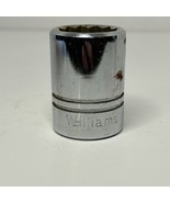 Williams Tools H-1232 3/4&quot; Drive 1&quot; 12-Point SAE Shallow Socket USA - $231.49 MXN
