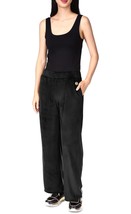 Michael Kors Women&#39;s Black Velour Straight Leg Pull On Pants Pockets L NWT - $45.80
