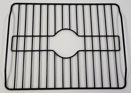 MM) Medium Black Coated-Steel Small Sink Protector Grill 16-3/8&quot; x 12-5/8&quot; - $221.25 MXN
