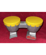 Let&#39;s Rock Elmo Replacement Drums Bongos Accessory 2010 Hasbro Sesame St... - £7.98 GBP