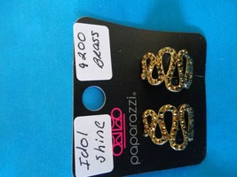 Paparazzi Clip-On Earrings (new) Idol Shine/Brass 9200 - $8.58