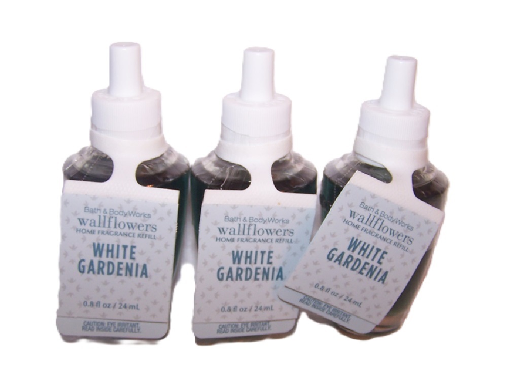 White Gardenia Wallflower Home Fragrance Bulb x3 Bath and Body Works